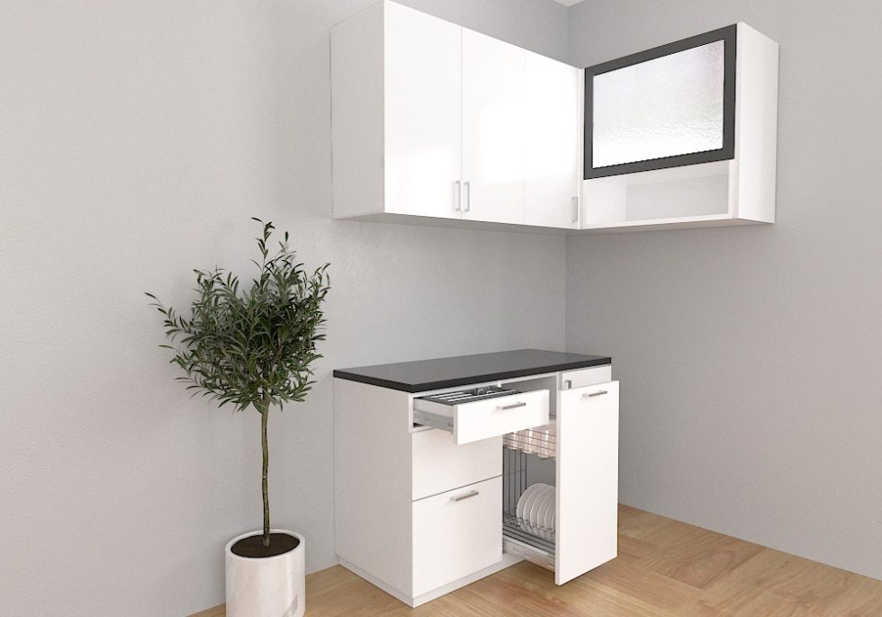design kitchen set minimalis dapur kecil